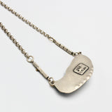 Opal and Chrysoprase Mixed Metal Necklace