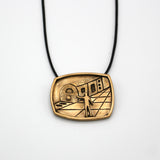 Bronze Bart Pendant By Hadar Jacobson
