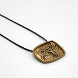 Bronze Bart Pendant By Hadar Jacobson