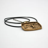 Bronze Bart Pendant By Hadar Jacobson