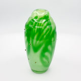 Green Chyrsalis Vase With Dots By Kim Webster