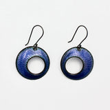 Circular Opal Blue Earrings By Daria Salus