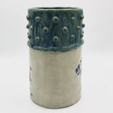 Large Round Vase in Blue By Geraldine GaNun