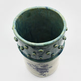 Large Round Vase in Blue By Geraldine GaNun