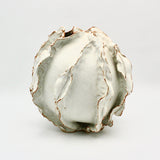 Large Vessel of White Leaves By Nessy Barzilay