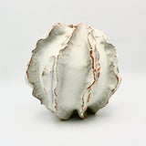 Large Vessel of White Leaves By Nessy Barzilay