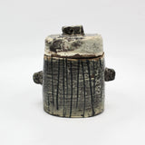 Ceramic Jar With Face By Vince Montague