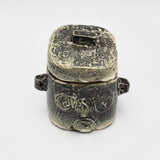 Ceramic Jar With Face By Vince Montague