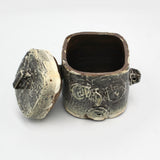 Ceramic Jar With Face By Vince Montague