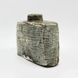 Oblong Ceramic Flask Vase By Vince Montague