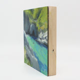 Pt. Lobos With Seals Oil On Board By Judith Feins