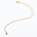 Delicate Ruby Necklace By Theresa Kwong