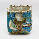 Mystical Bird Vessel By Nora Sarkissian