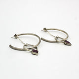 Halo Hoops With Rubies By Camille Torres