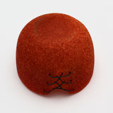 Pâte De Verre Poppy Orange Vase By Margo Scarpulla