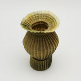 Small Yellow-green Pleated Vessel By Goran Konjevod