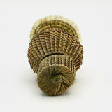 Small Yellow-green Pleated Vessel By Goran Konjevod