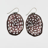 Enameled Mushroom Earrings By Jenny Windler