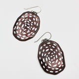 Enameled Mushroom Earrings By Jenny Windler