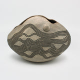 "One Moon" Freeform Vase By Jennifer Joh