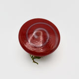 Small Solid Mushroom in Red By Kim Webster