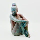 "Seated Woman" Ceramic Sculpture by Traudel Prussin