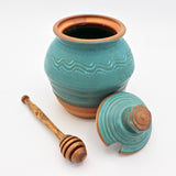 Honeypot in Aegean Green By Kathy Kearns