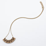 Curly Maple Chevron Arc Necklace By Frances Chang