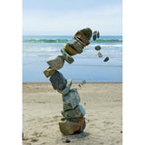 "Falling Rock Tower" Greeting Card by Zach Pine