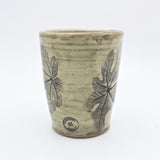 Fig Leaf Print Cups By Kathy Kearns