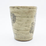 Fig Leaf Print Cups By Kathy Kearns