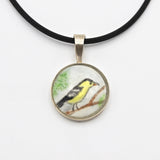 American Goldfinch Pendant By Gail Splaver