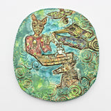 Tigerwoman and Friends Plate By Nora Sarkissian