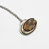 Red Creek Jasper Pendant By Theresa Kwong