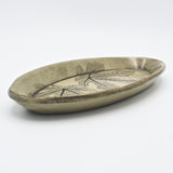 Oval Fig Leaf Plate By Kathy Kearns