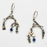 Mobile Eearrings in Silver and Gold By Jeannie Haydon