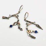 Mobile Eearrings in Silver and Gold By Jeannie Haydon