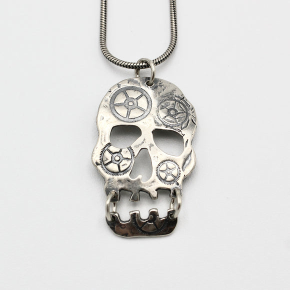 Singing Skull Pendant by Jeannie Haydon