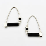 Onyx Hoop Earrings By Jeannie Haydon