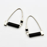 Onyx Hoop Earrings By Jeannie Haydon