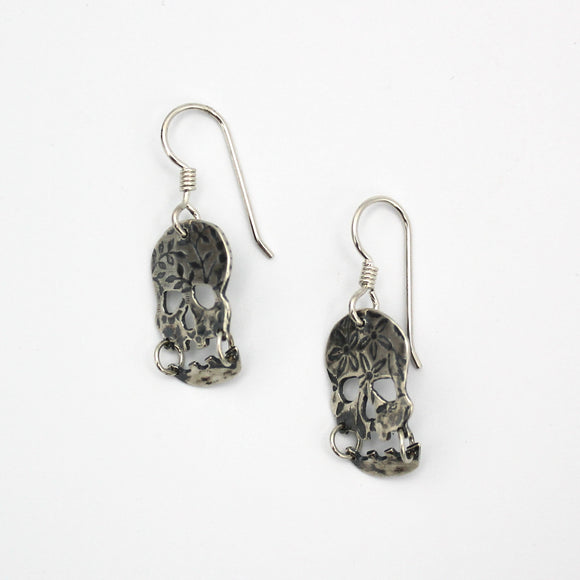 Singing Skull Earrings By Jeannie Haydon