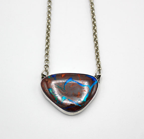 Boulder Opal Necklace By Jeannie Haydon