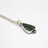 Small Gold Boulder Opal Necklace By Jeannie Haydon