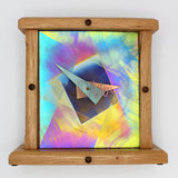 Sycamore and Titanium Clock