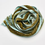 Aqua Chenille Scarf By Spring Kraeger