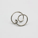 Curly Wide Ring By Junko Stickney