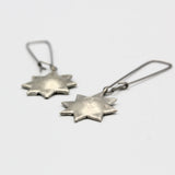 Eight-Pointed Star Earrings By Junko Stickney