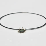 Folded Flower Choker By Junko Stickney