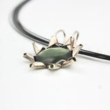 Folded Flower Choker By Junko Stickney