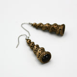 Bronze Spiral Earrings By Hadar Jacobson